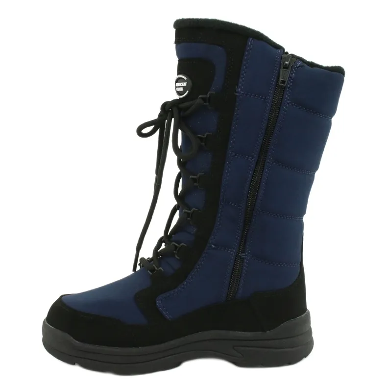 American Club Bottes softshell américaines avec membrane marine SN12/22 le noir bleu marin