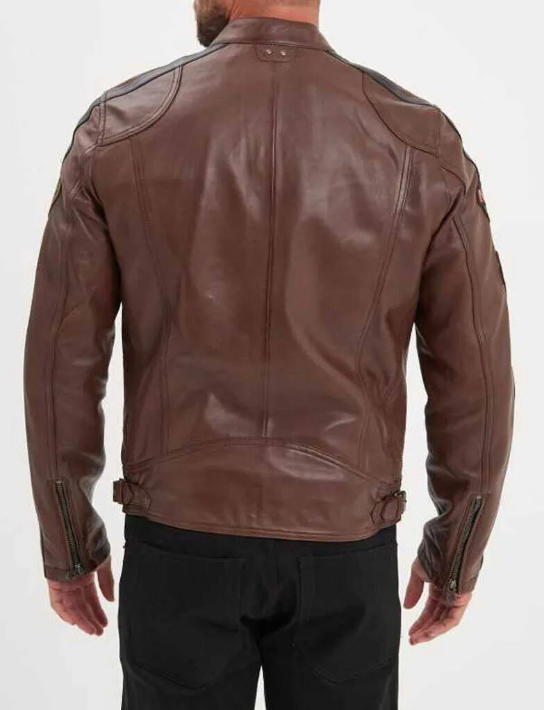 Blouson cuir homme bison daytona