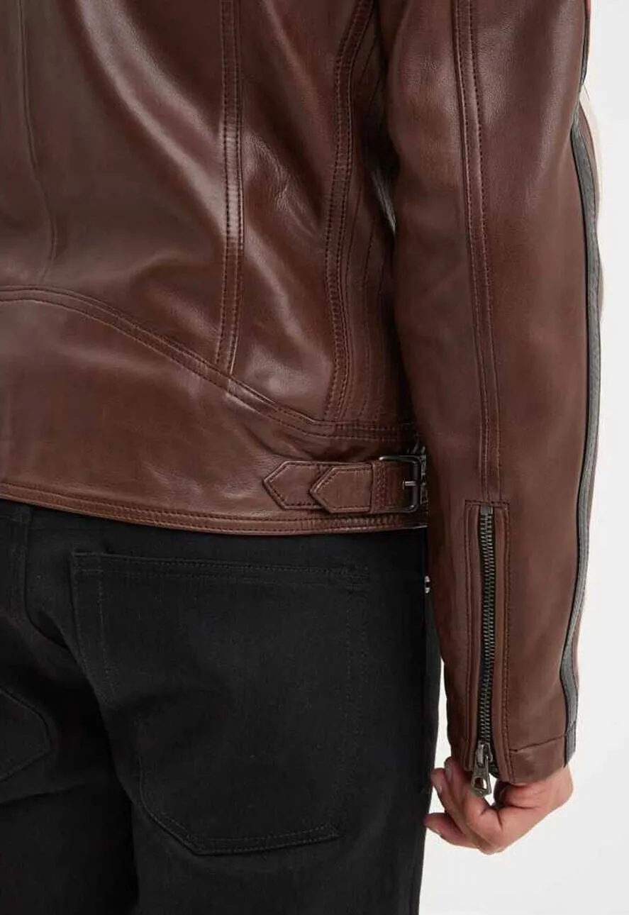 Blouson cuir homme bison daytona