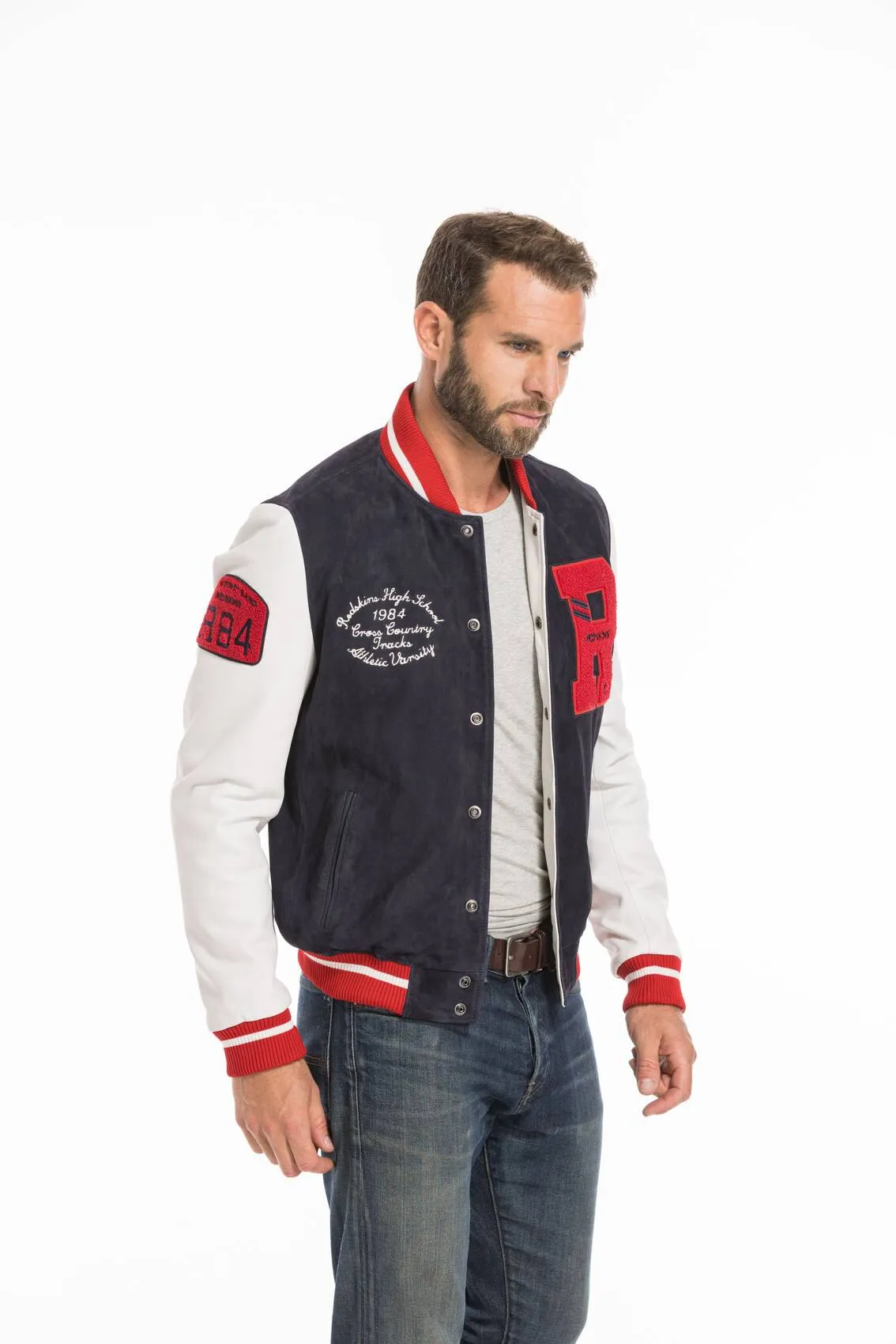 Blouson cuir homme teddy redskins