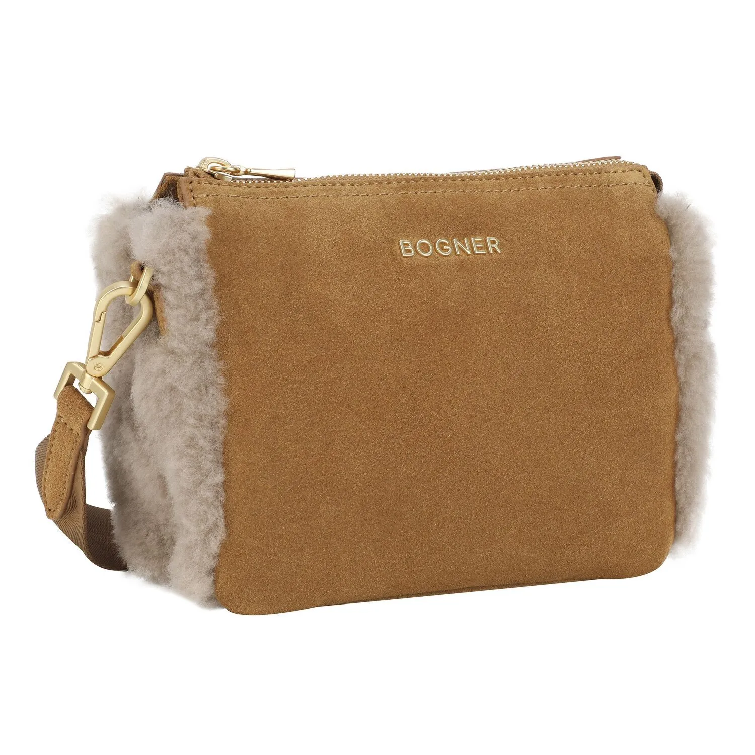 Bogner Banff Frisé Gulia Mini sac à bandoulière Cuir 19.5 cm