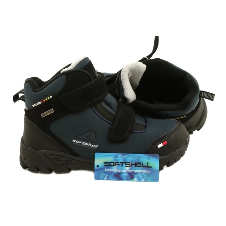 Bottes American Club Softshell avec membrane WT69 Navy le noir bleu marin