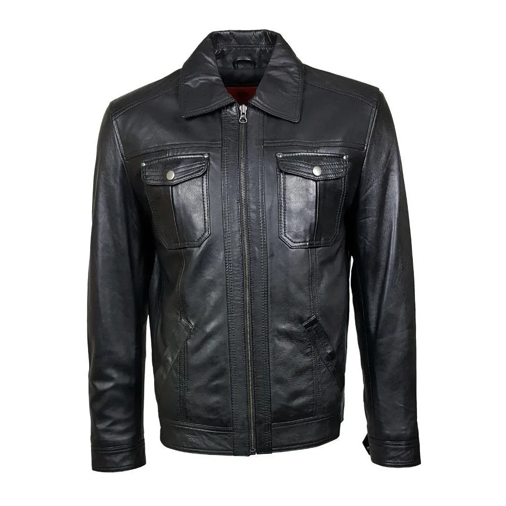 bouson homme cuir hadadzo black