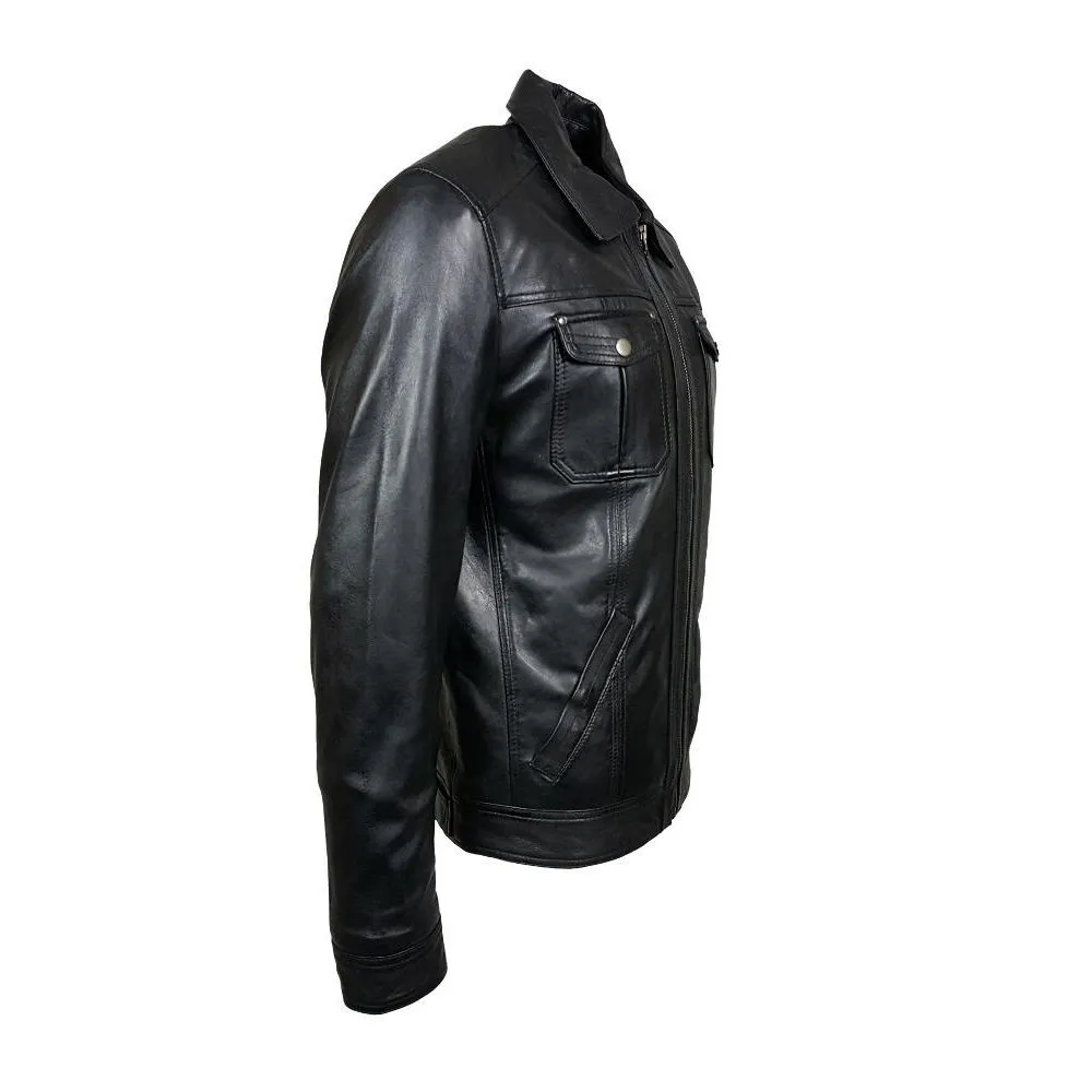 bouson homme cuir hadadzo black