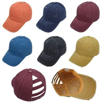 Casquette déchirures unisex