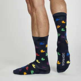 Chaussettes canards arc-en-ciel