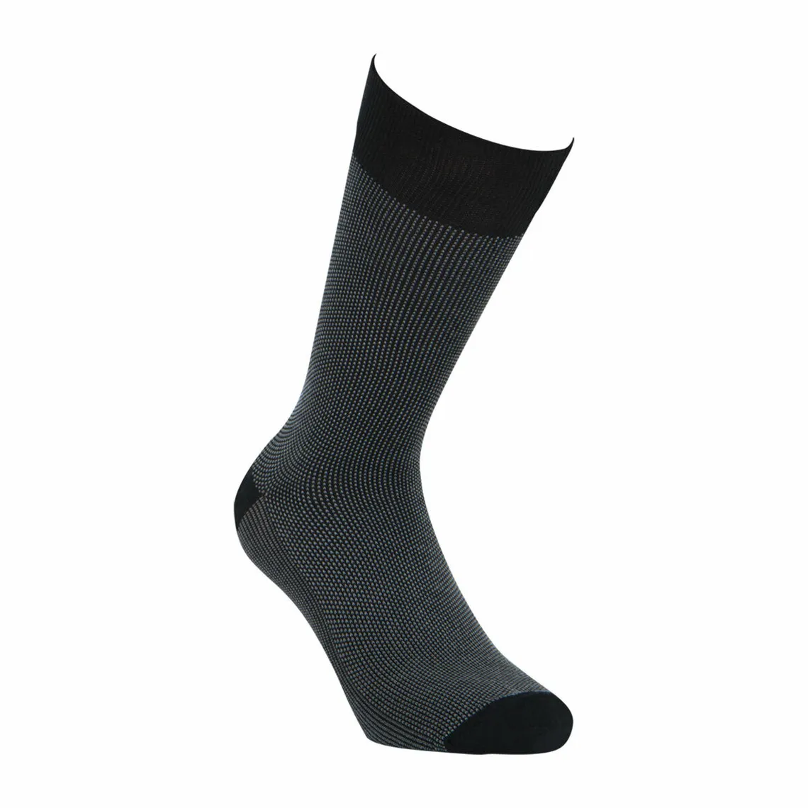 Chaussettes mi-hautes Fil d'Ecosse homme Fait en France Noir Eminence - Chaussettes Homme sur MenCorner