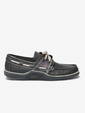 Chaussures Bateau Homme Cuir Marine Foncé tbs