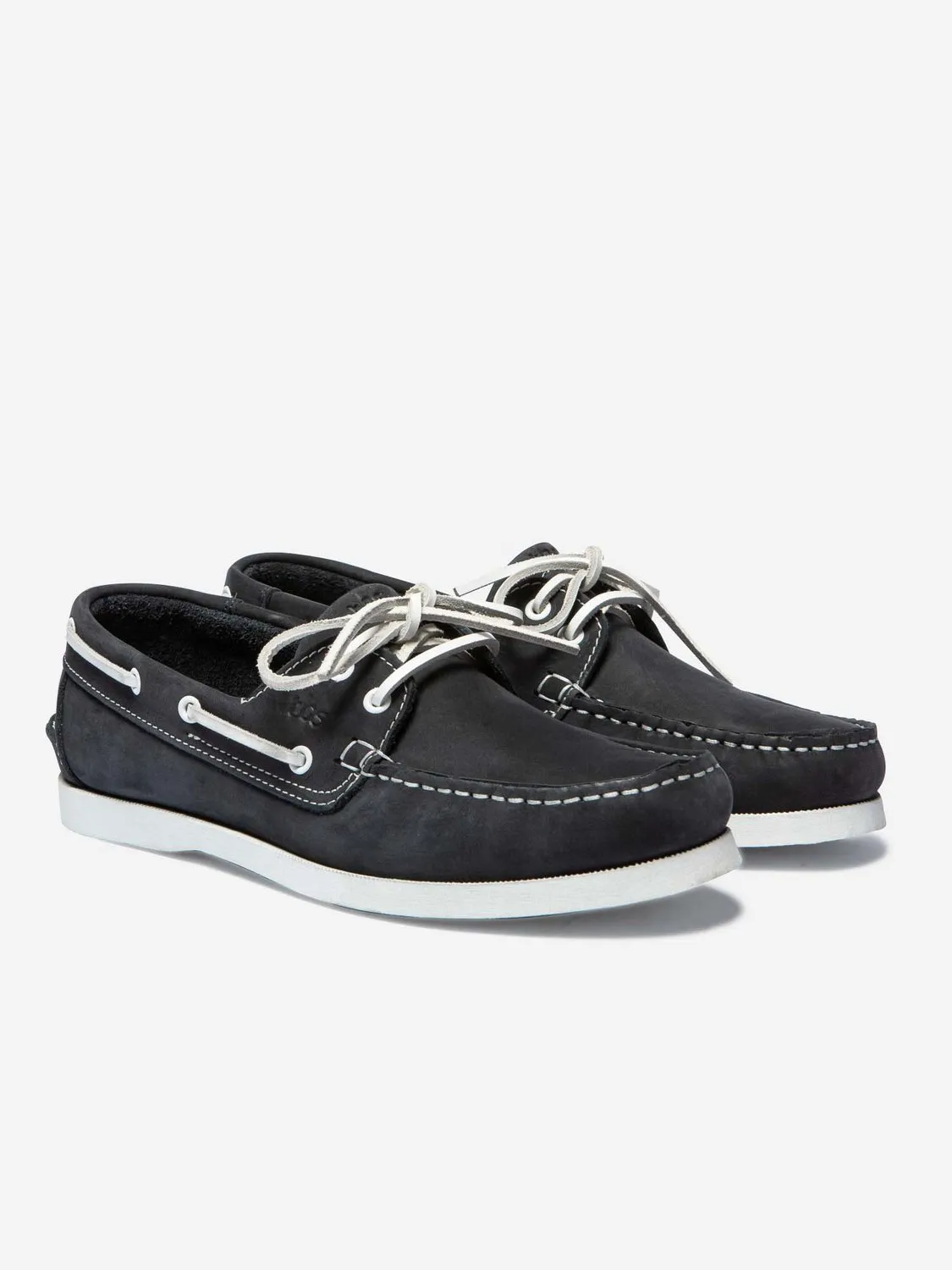 Chaussures Bateau Homme Cuir Nubuck Bleu Marine tbs