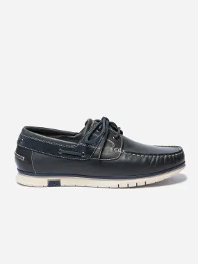 Chaussures Bateau Homme Souple Cuir Marine tbs