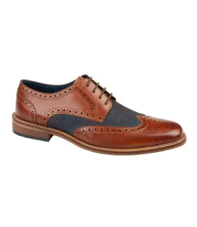 Chaussures brogues homme marron clair Roamers