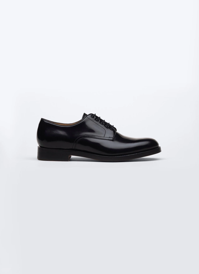 Chaussures Derby Noires Cuir Homme - Fursac - LDERBY-EC02/20