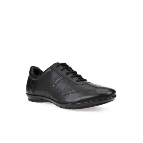 Chaussures homme noir - UOMO SYMBOL B en cuir Geox - Baskets Homme sur MenCorner