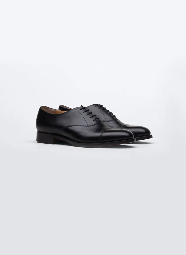 Chaussures Richelieu Noires Cuir Homme - Fursac - LRICHE-EC01/20