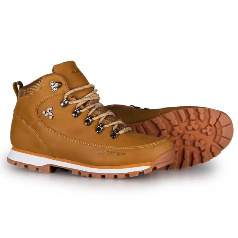 Chaussures trekking homme cuir jaune Outback Bustagrip