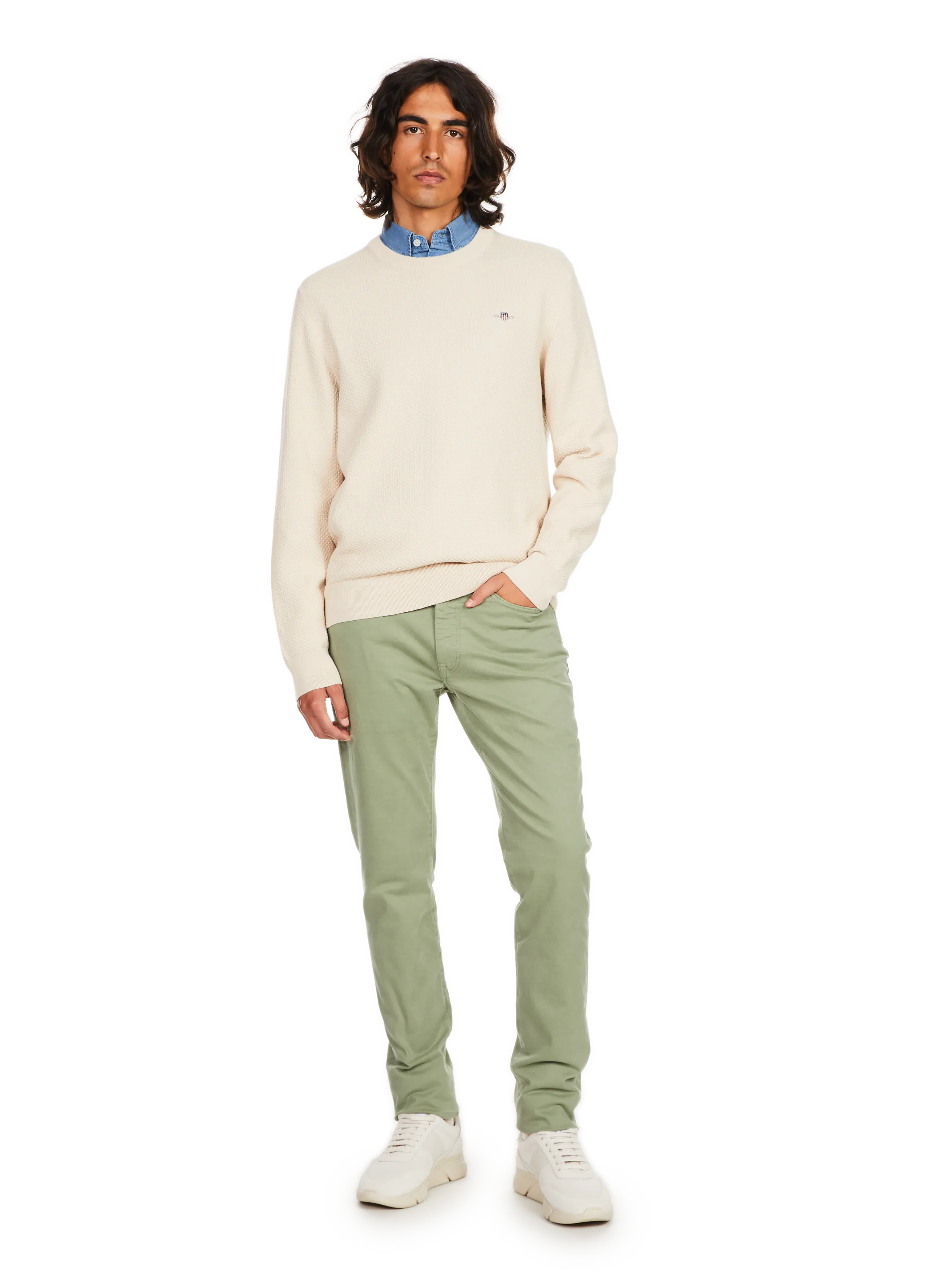 GANT  Pull en coton - Beige