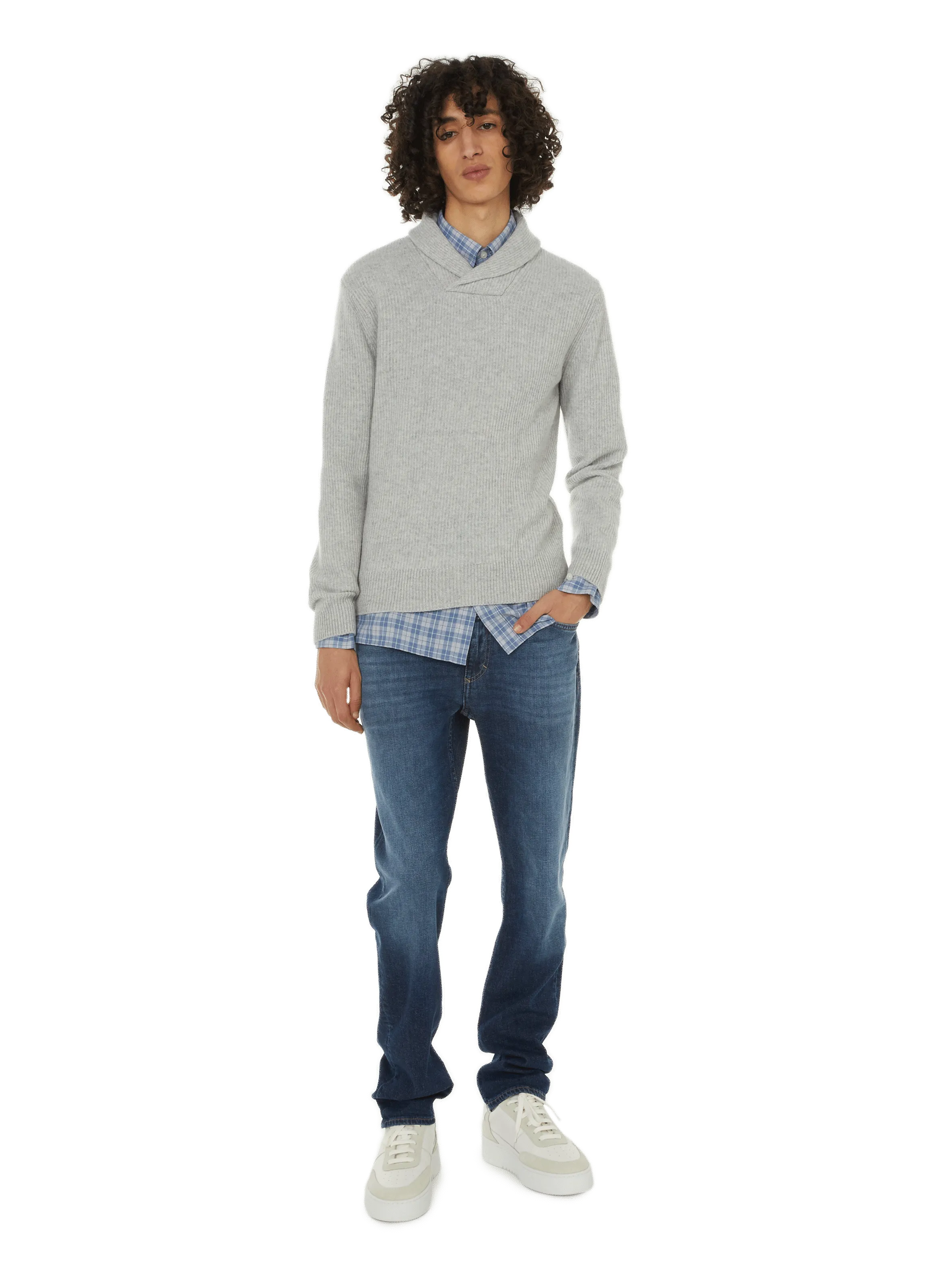 HACKETT  Pull en coton - Gris