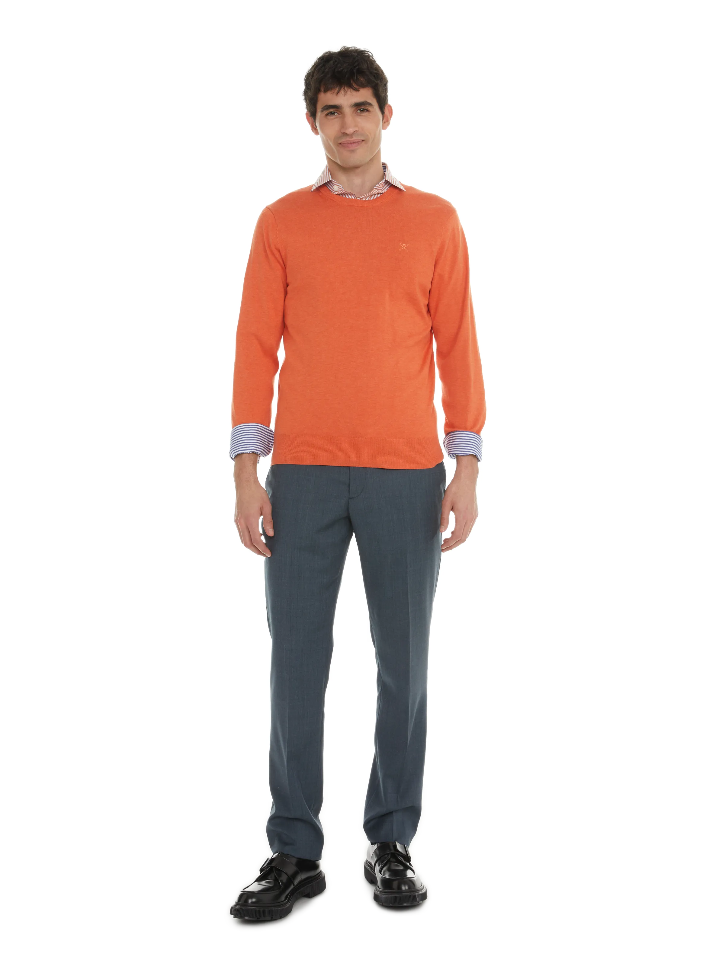 HACKETT  Pull en coton  - Orange