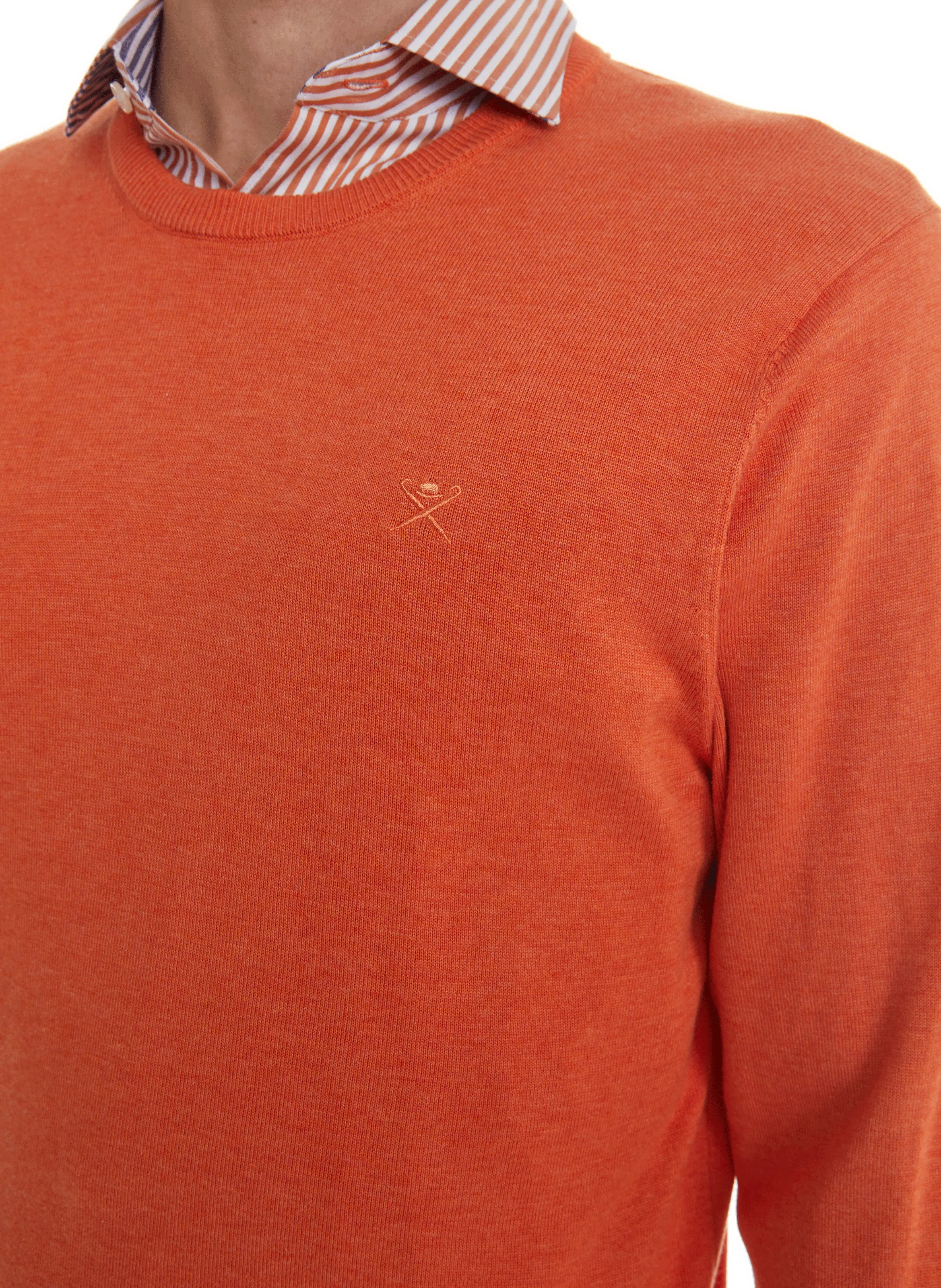 HACKETT  Pull en coton  - Orange