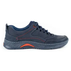 KOMODO Chaussures cuir homme Sport 922K bleu marine