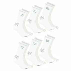 Lot de 6 paires de chaussettes mi-hautes homme Essentiel Wilson blanc en coton Wilson - Chaussettes Homme sur MenCorner