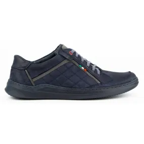 Olivier Chaussures casual cuir homme 297GT bleu marine