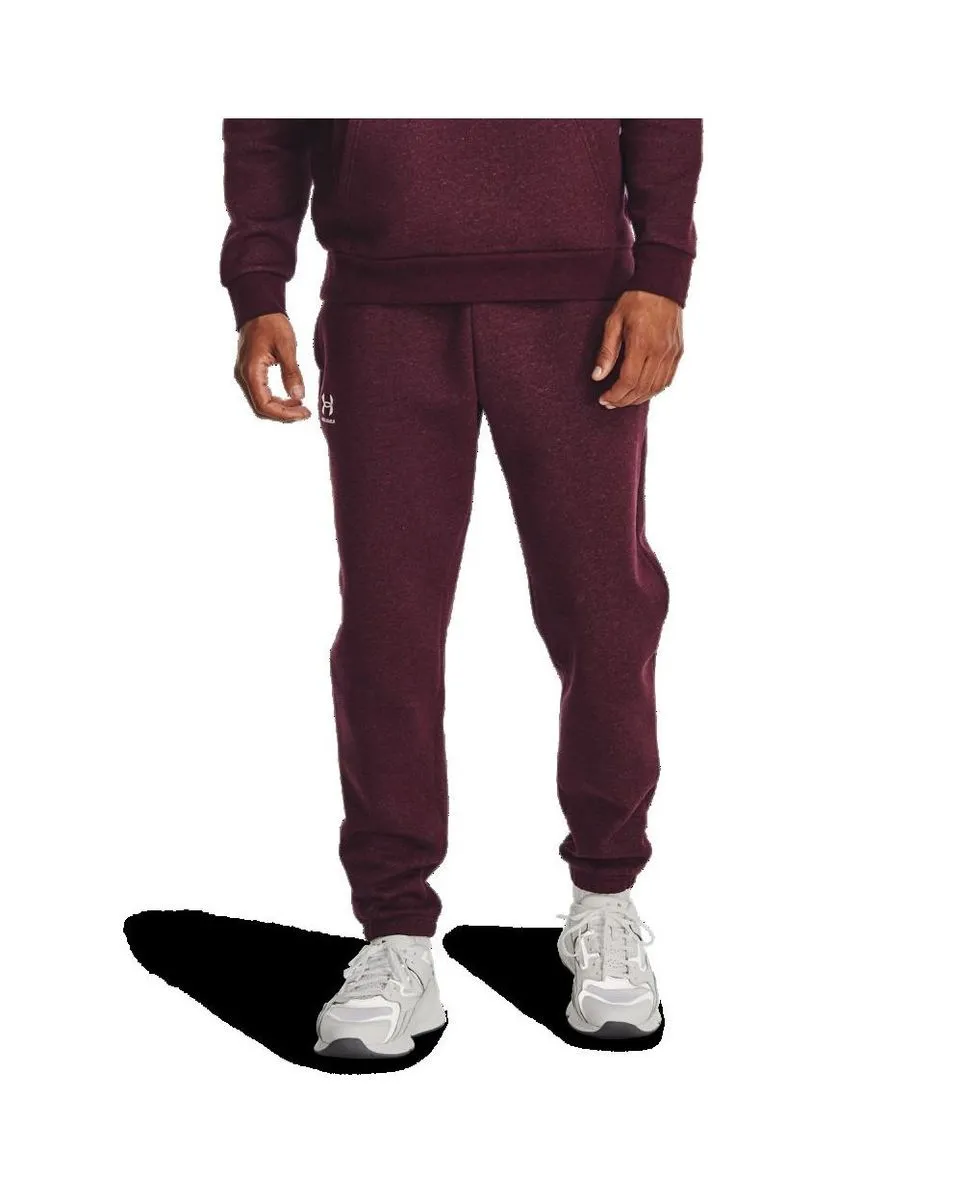 Pantalon de jogging Homme UA ESSENTIAL FLEECE JOGGER Bordeaux