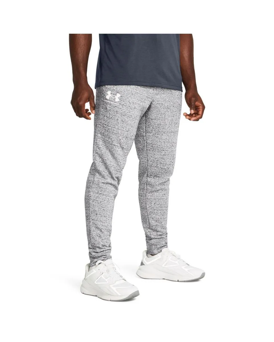 Pantalon de Jogging Homme UA RIVAL TERRY JOGGER Gris