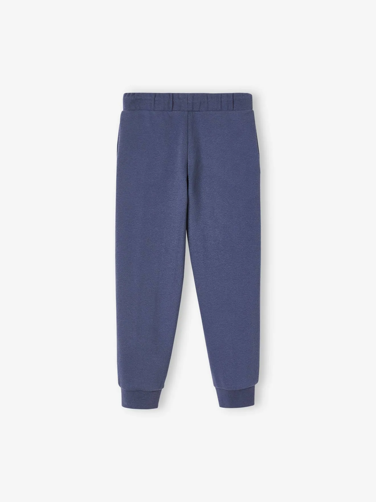 Pantalon jogging Basics fille bleu ardoise - Vertbaudet