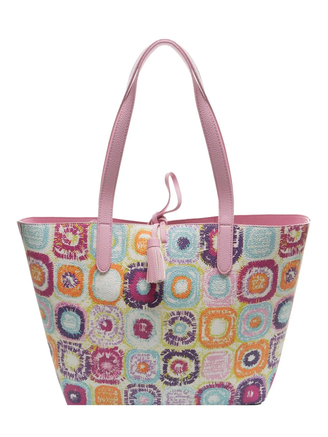 Pash Bag Yarny Sac Cabas Imprimé Avec Écharpe Multicolore - Achetez À Prix Outlet!