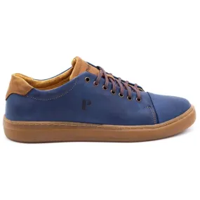 Polbut Chaussures cuir homme 2109 bleu marine