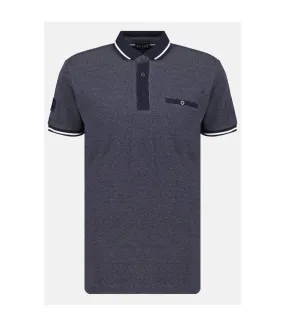 Polo en coton piqué ITEM Navy