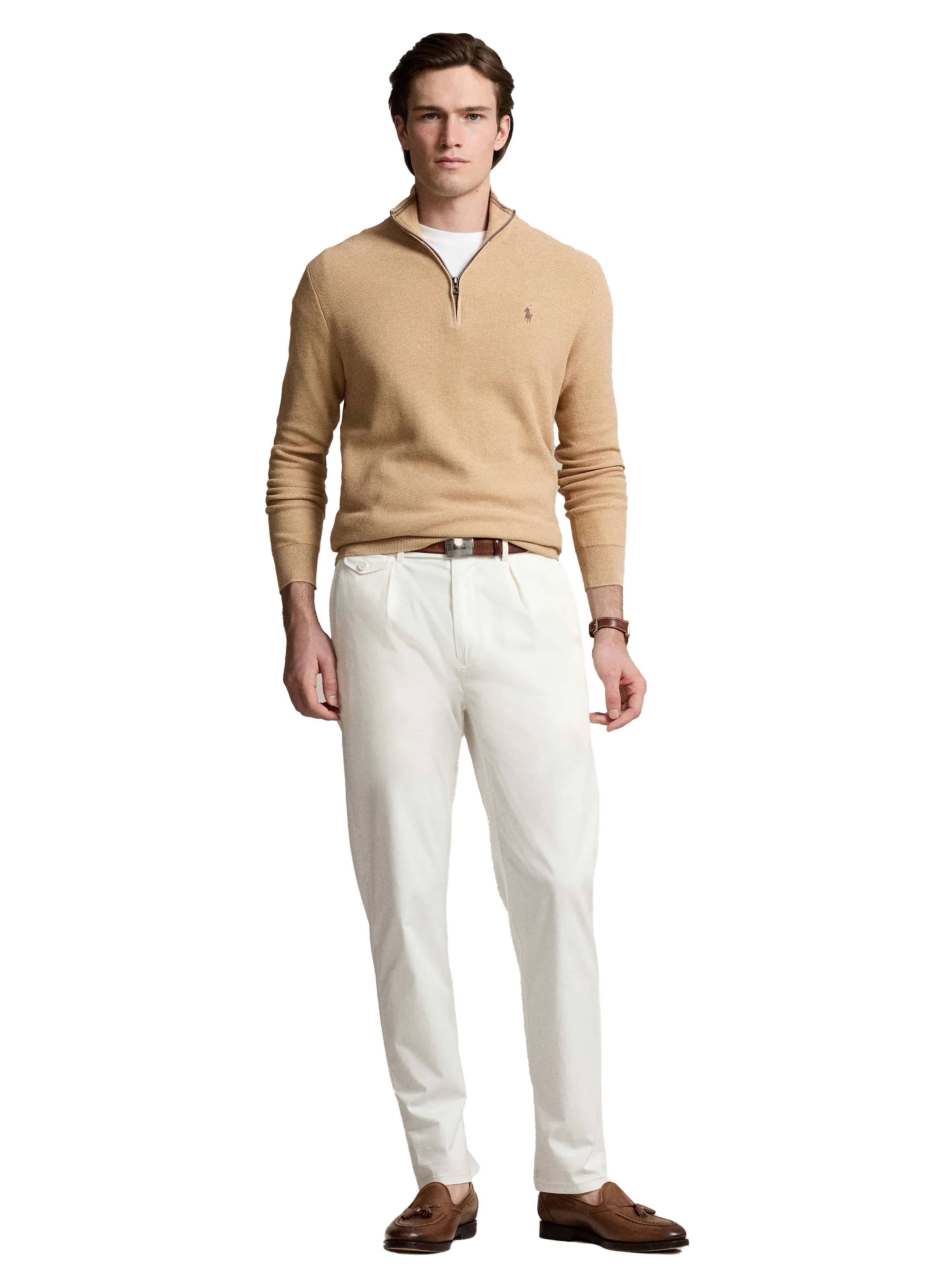 POLO RALPH LAUREN  Pull en coton  - Beige