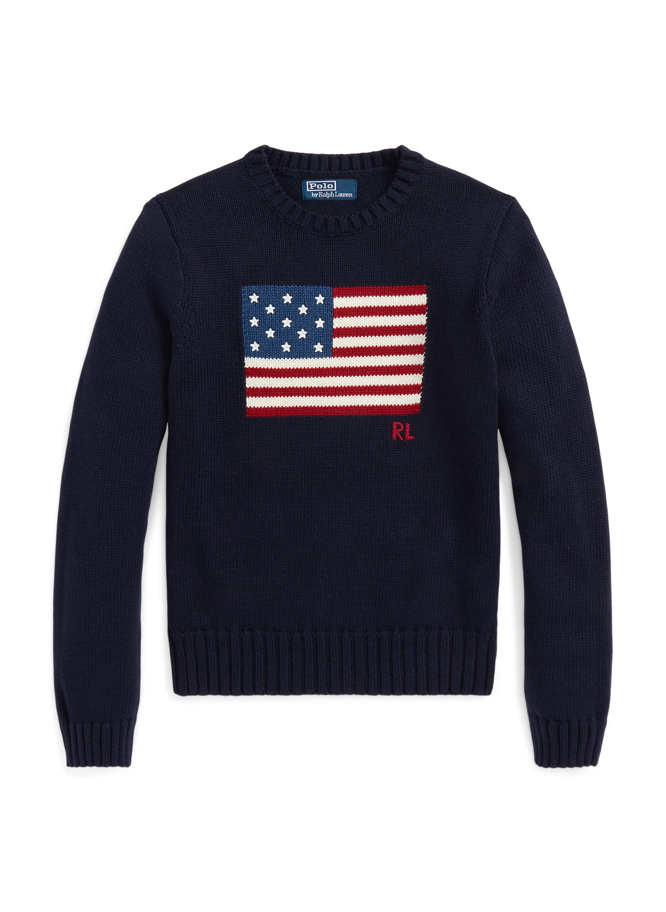 POLO RALPH LAUREN  Pull en coton - Bleu