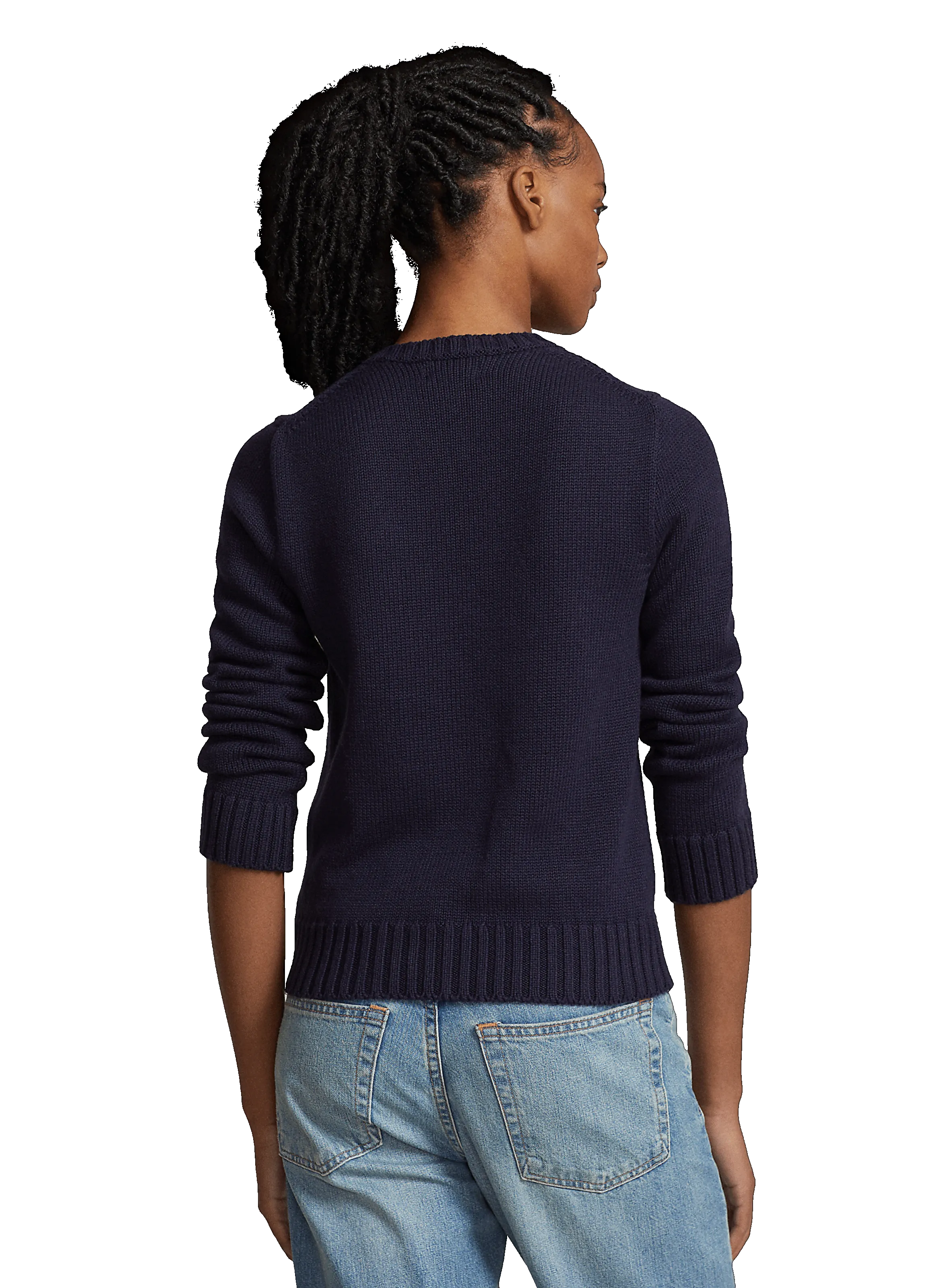 POLO RALPH LAUREN  Pull en coton - Bleu