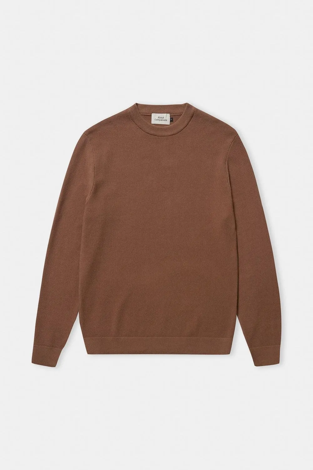 Pull en coton bio | camel "morten jumper - eco knotted camel" homme