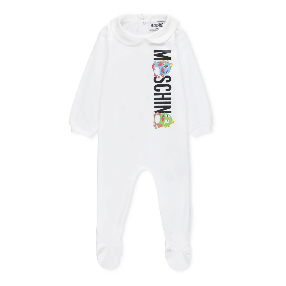 Robe Bébé avec Col et Logo Imprimé