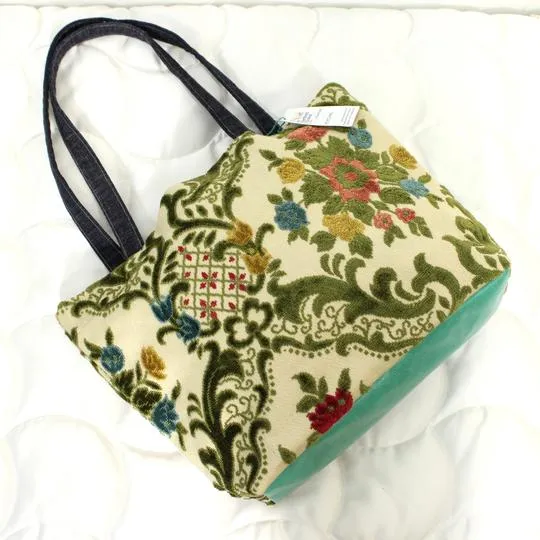 Sac Cabas à Motifs Fleurie Crétion LES INVENTIVES D'EMMA 