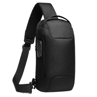 Sac à Bandoulière Anti-Vol IRON CROSSBODY Black