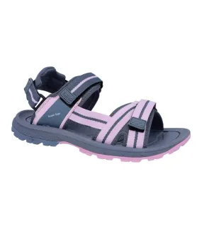 Sandales sierra femme gris bleu foncé / lilas / neige Hi-Tec