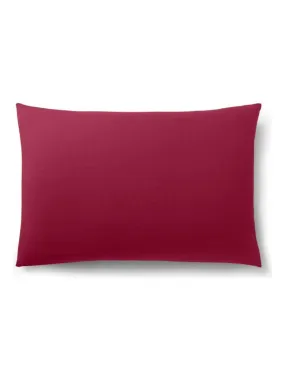 Taie D'oreiller Rouge 50 X 70 Cm/ 100% Coton / 57 Fils/cm² - Rouge