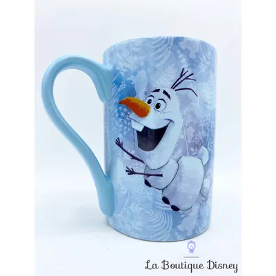 Tasse Olaf La reine des neiges Disney Store mug bleu bonhomme de neige