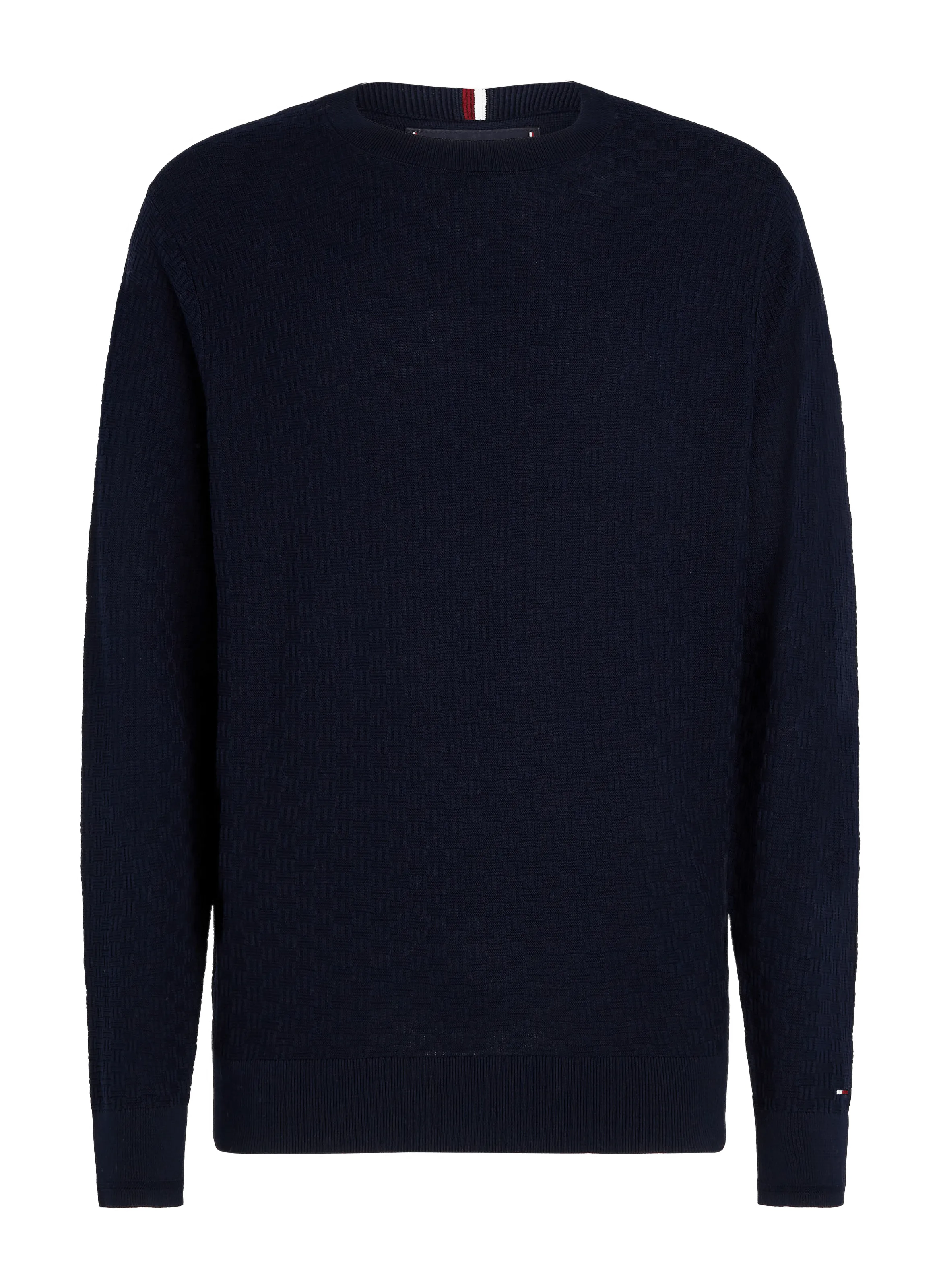 TOMMY HILFIGER  Pull en coton  - Bleu