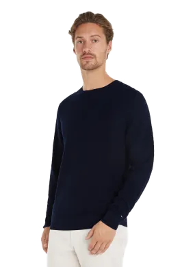 TOMMY HILFIGER  Pull en coton  - Bleu