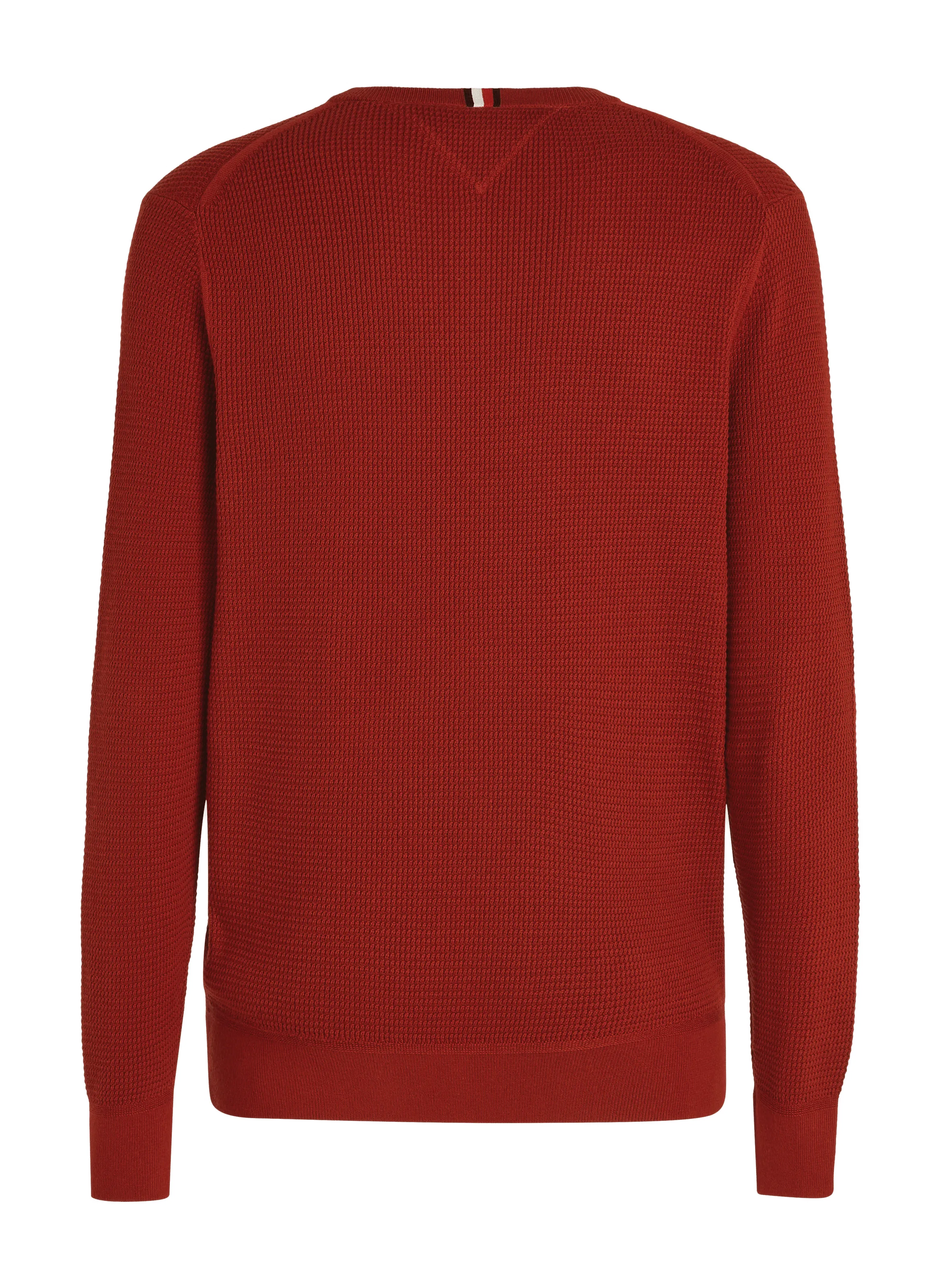 TOMMY HILFIGER  Pull en coton  - Rouge