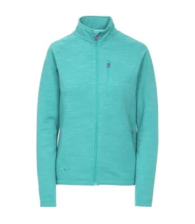 Veste en polaire erinn dlx femme turquoise chiné Trespass