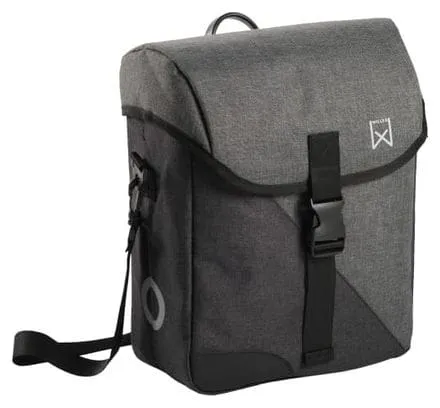 Willex Sac à bandoulière de vélo Flex 800 14 L Gris et noir